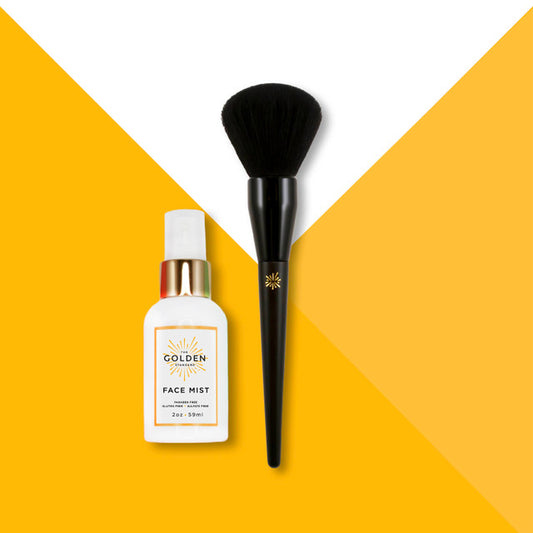 The Golden Standard Sunless Face Mist with Brush