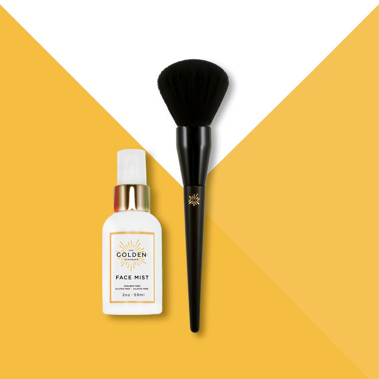 The Golden Standard Sunless Face Mist with Brush